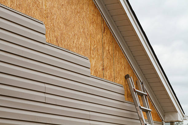 Professional Emergency Siding Repair technician working in Edgewood, KY